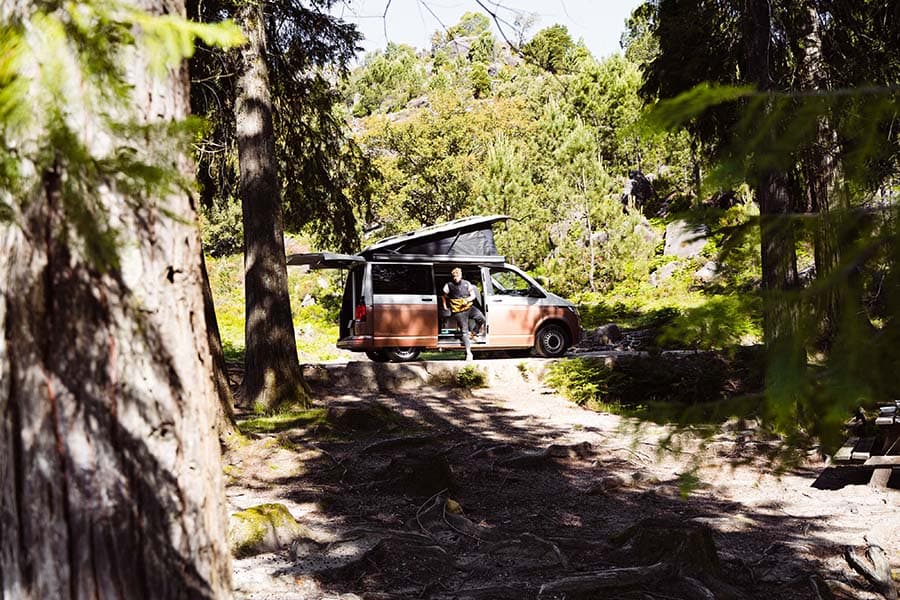 North Portugal camping.